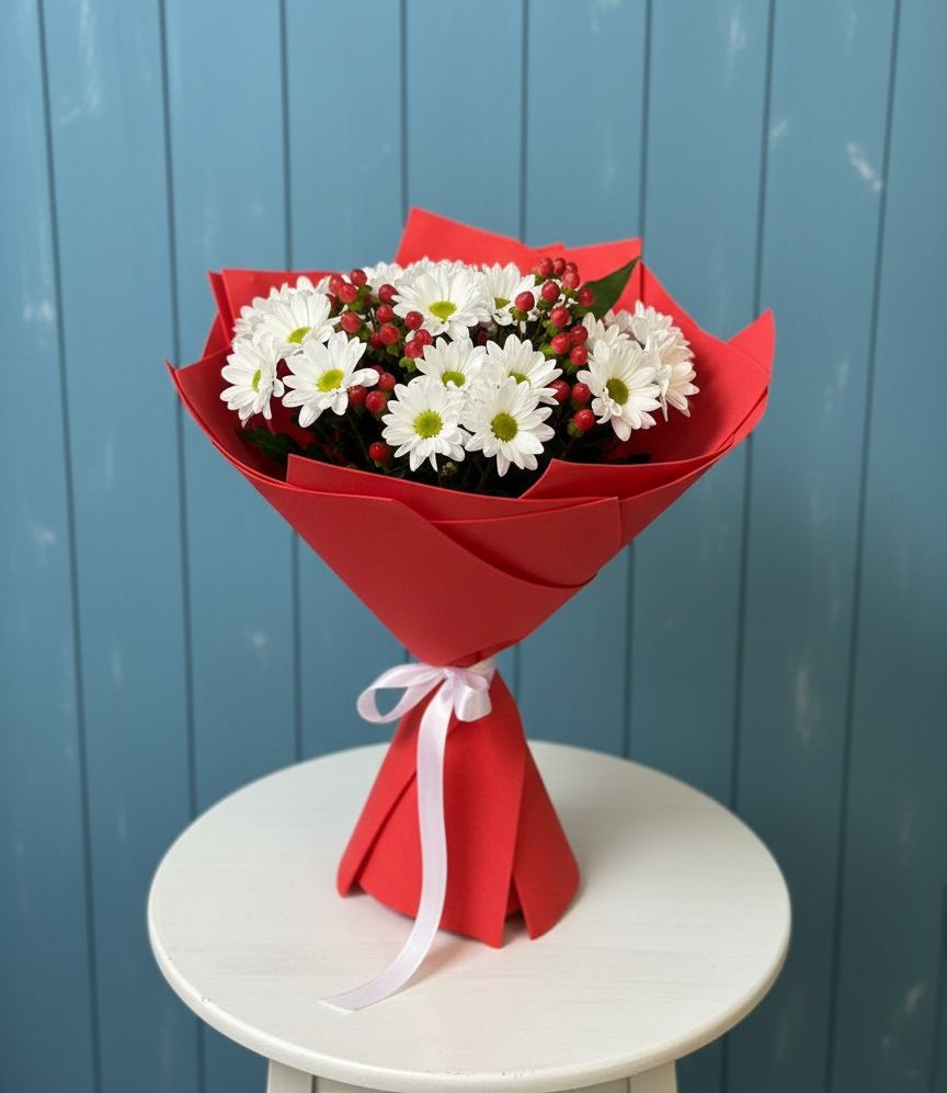 Букет цветов из: Хризантемы в Щучьем Воронежской области