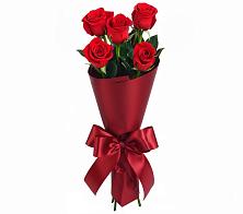 Букет 5 Красных роз Эдлесс Лав в Щучьем Воронежской области