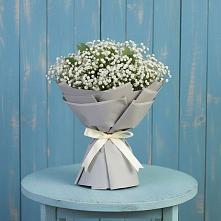 Букет цветов из:  Гипсофила в Щучьем Воронежской области