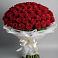 Букет 101 Красная роза Блэк Мэджик в Щучьем Воронежской области
