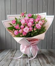 Букет Розовый кустик в Щучьем Воронежской области