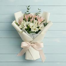 Букет цветов из:  Альстромерии в Щучьем Воронежской области
