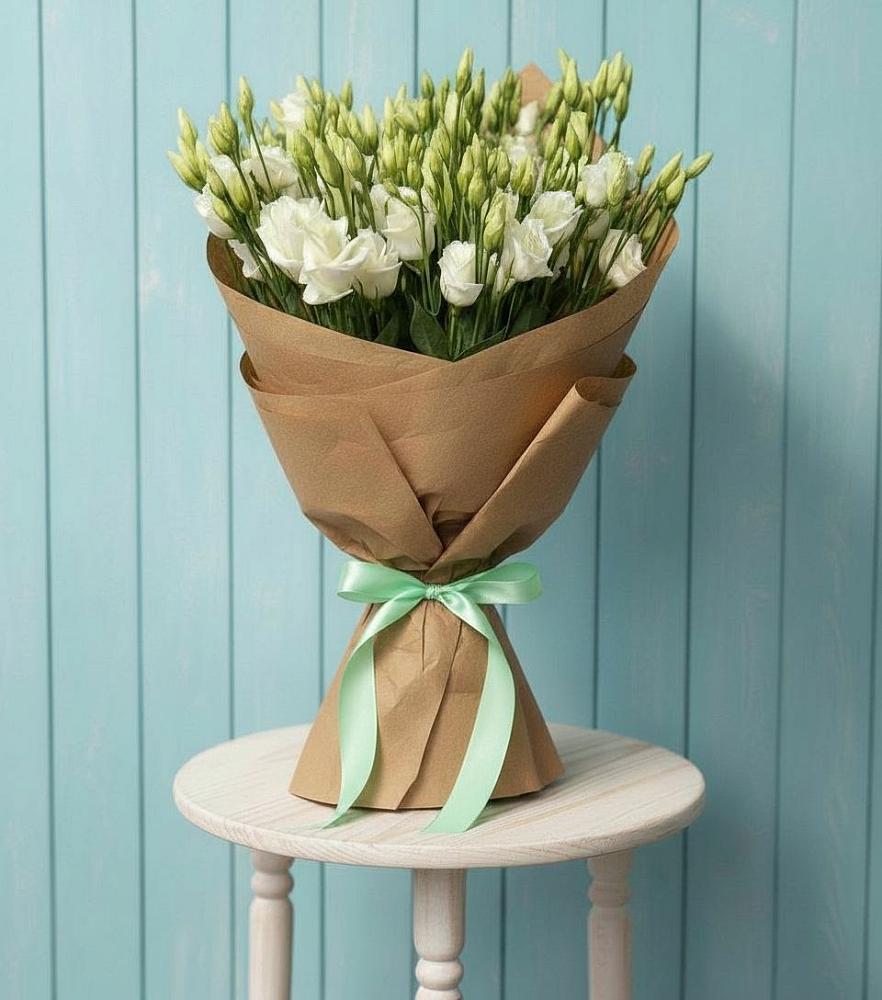 Букет цветов из: Лизиантусы в Щучьем Воронежской области