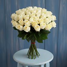 Букет 51 Белая роза Эдлесс Лав #REPLACE_PRED# Щучьем Воронежской области