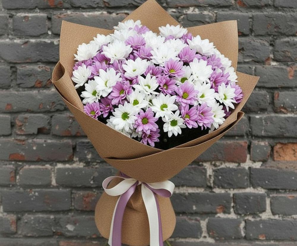 Букет цветов из: Хризантемы в Щучьем Воронежской области