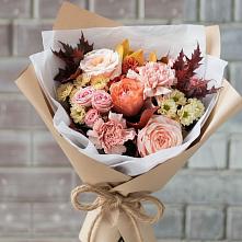 Букет цветов из:  Гвоздики, Хризантемы и Розы в Щучьем Воронежской области
