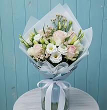 Букет цветов из:  Розы и Лизиантусы в Щучьем Воронежской области