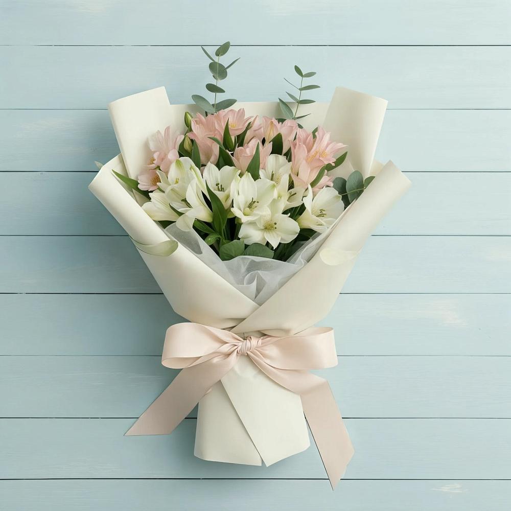 Букет цветов из: Альстромерии в Щучьем Воронежской области