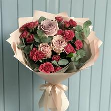 Букет цветов из:  Гвоздики и Розы в Щучьем Воронежской области